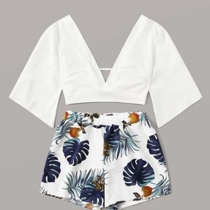 Floral two piece set